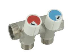 Collecteur FLUXO bleu et rouge-P12150<br />COLLEC FLUXO ROB INTEG MALE 20X27 4D BLEU ET ROUGE