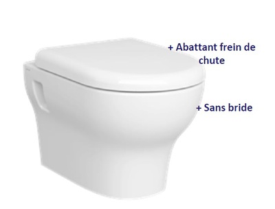 DOMAO 200-S27992<br />Pack wc suspendu Domao 200